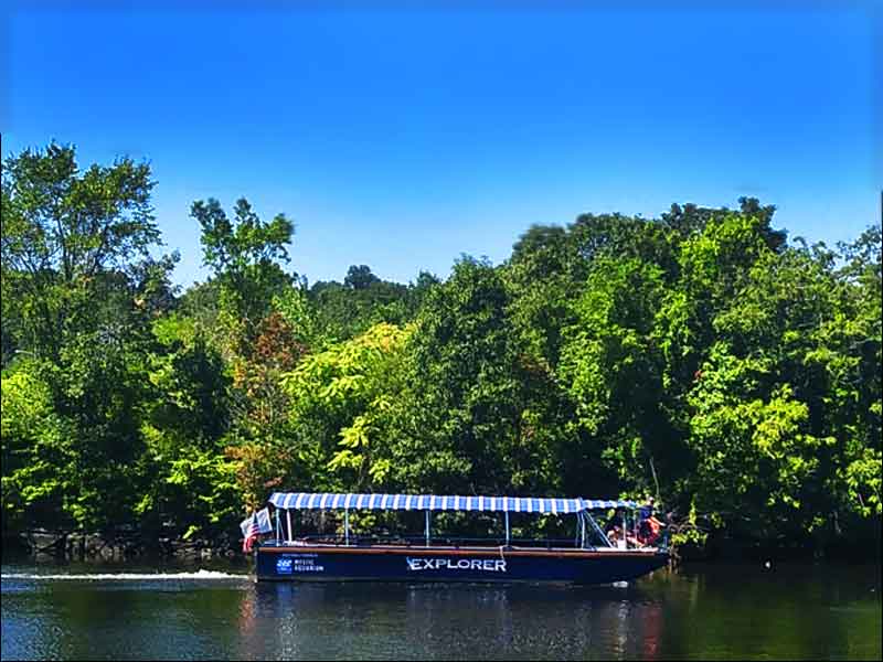 Blackstone Valley Tourism Council -- Tour boat named the Explorer