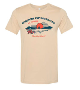 Coastline Explorers Club t-shirt