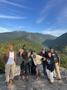 Group of Groundwork RI people on top of a montain