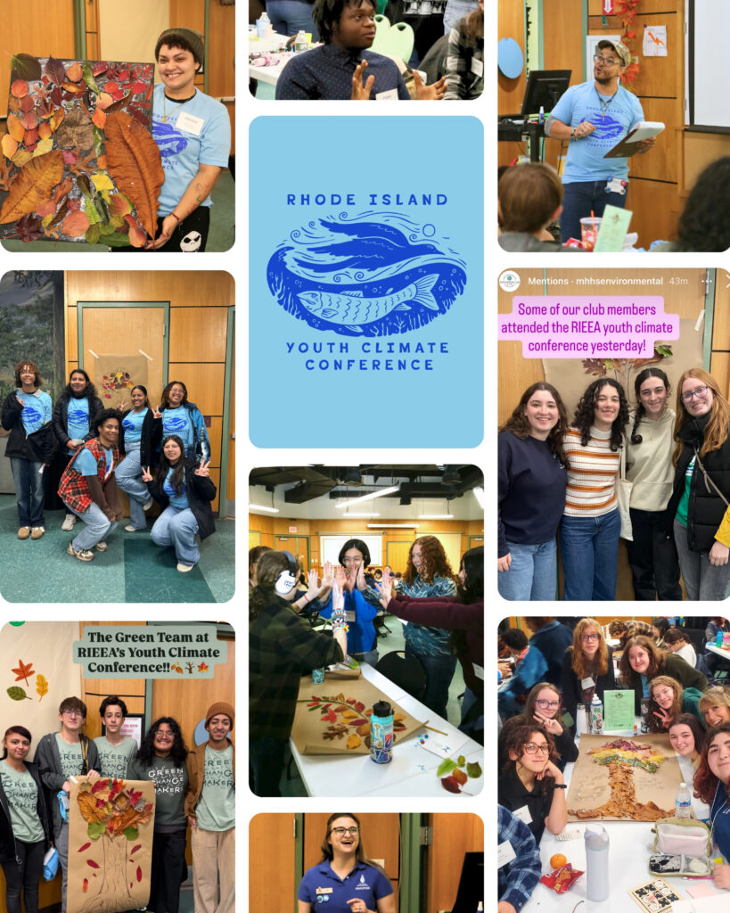 ri youth climate conference Collage of teams