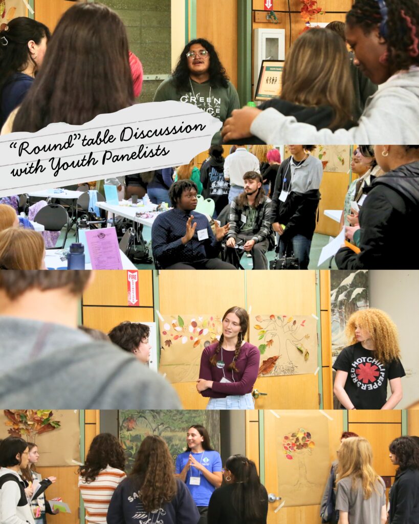 ri youth climate conference Round table discussion youth panel