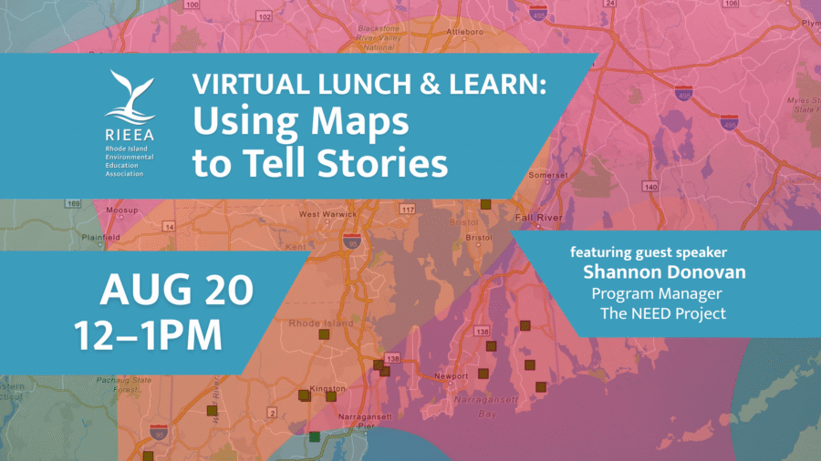 august 2026 virtual lunch & learn using maps to tell stories Rhode Island map arcgis story mapping