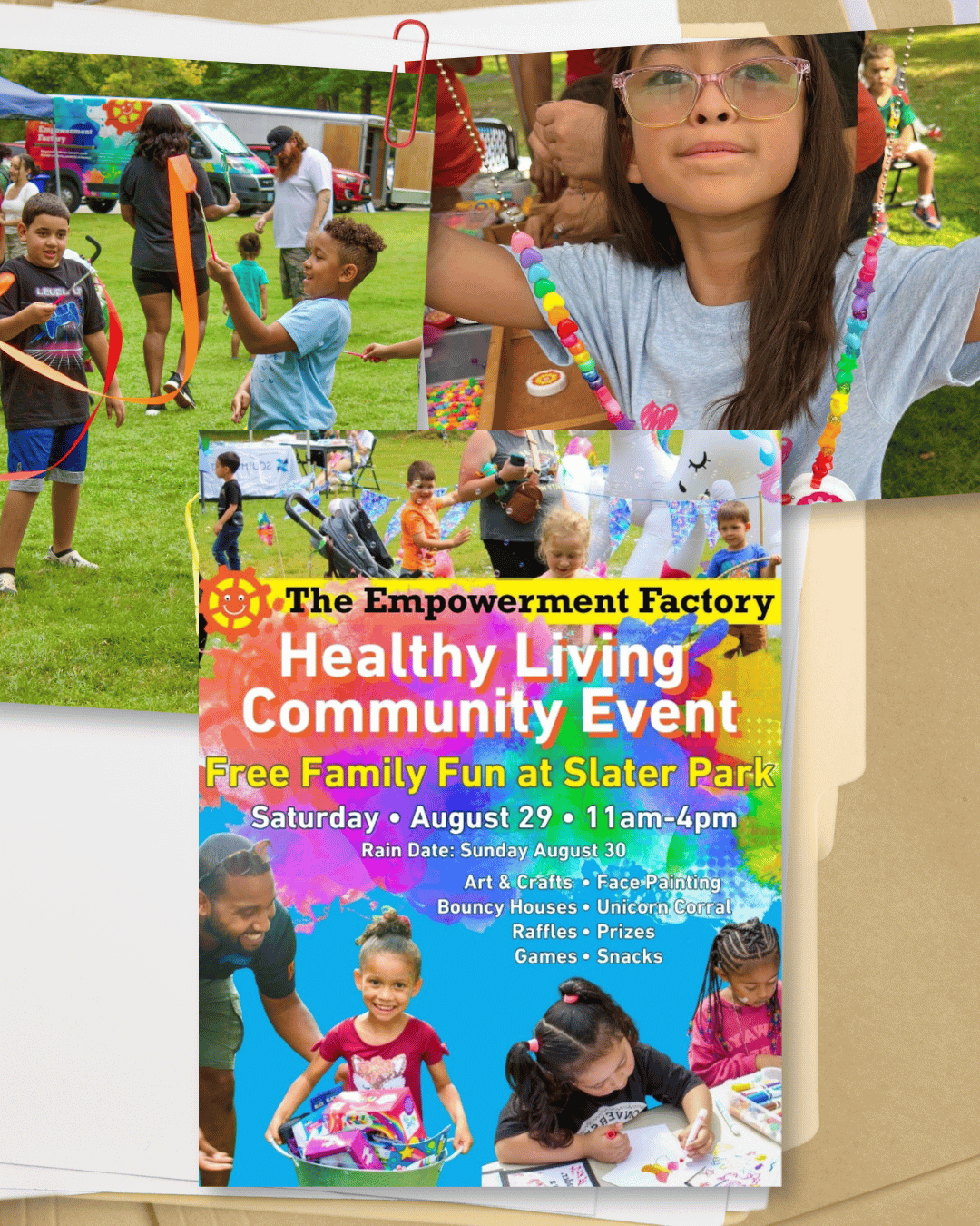 The Empowerment Factory Healthy Living Community Event 2026 on August 29