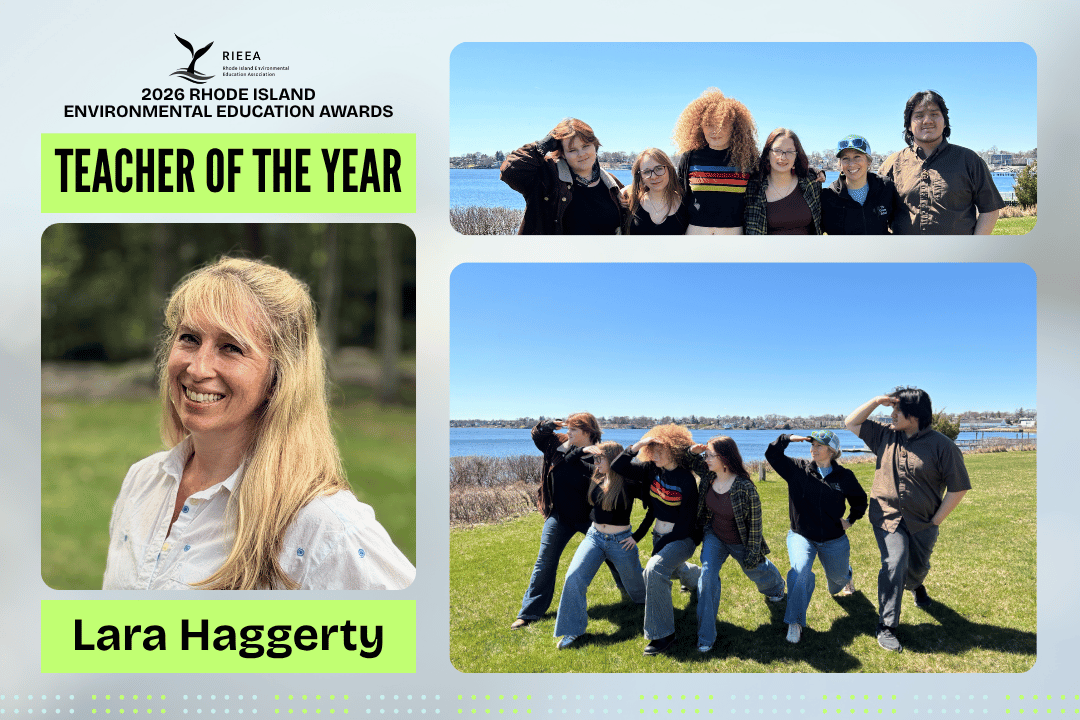 2026 RI EE Award Winners - Lara Haggerty with students